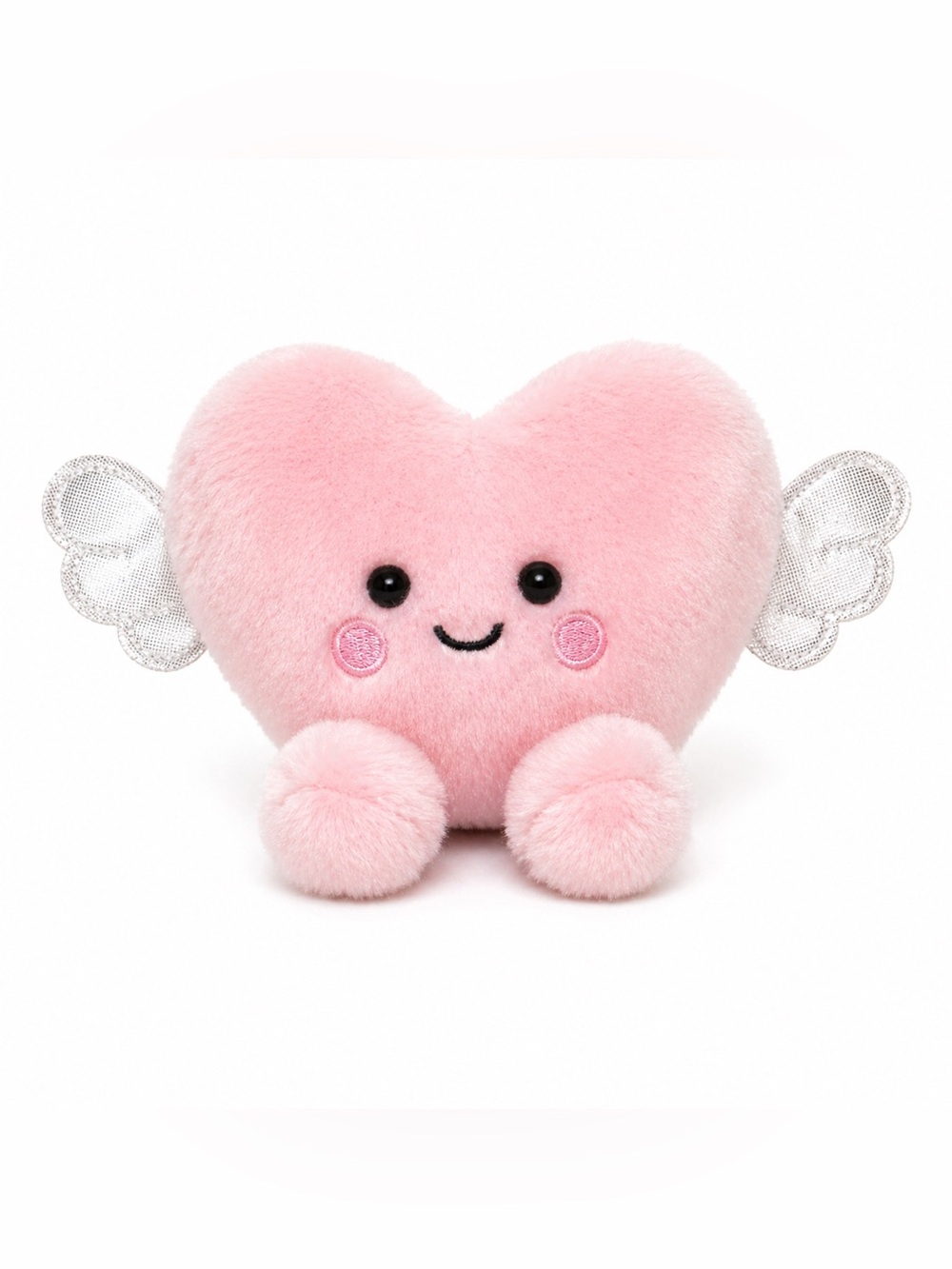 Palm Pals Pink Heart Plush Angel Wings Cute Kawaii Stuffed Animal